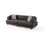 Atelier Del Sofa Gloria - Sofá de 3 Plazas Antracita